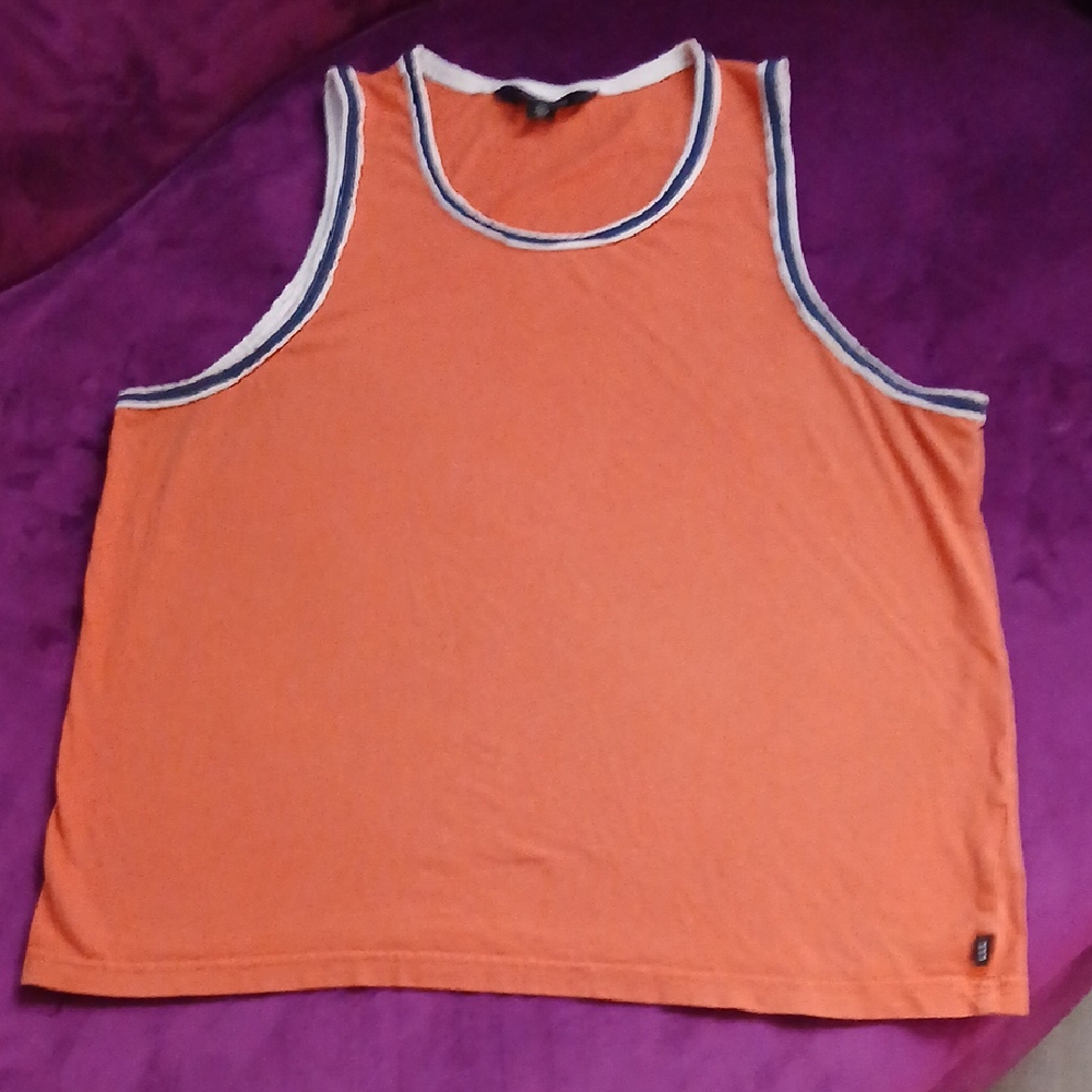 Adam Levine Collection Orange Tank Top